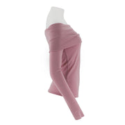 Wide Neck Long Sleeve Sweater