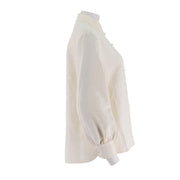 Chinese Style Standing Collar Long Sleeved Shirt