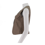Fitted Linen Vest