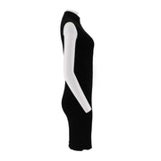 UV Resistant Zip Up Ribbed Dress