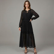 Lightweight Two-Piece Long Dress Set