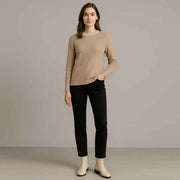 Round Neck Basic Version Pullover Sweater