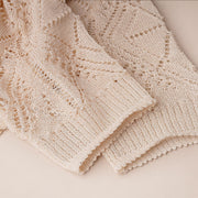 Collared Short Sleeve Sweater