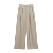 High Waisted Suit With Wide Leg Pants