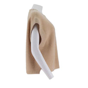 Round Neck Off Shoulder Sleeveless Vest