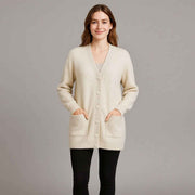 V-Neck Knitted Cardigan Jacket