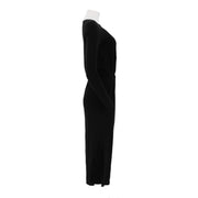 Round Neck Slim Fit Elongated Dress