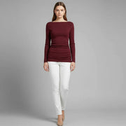 Round Neck Long Sleeve Pullover