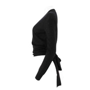 V-Neck Slim Fit Woolen Jacket