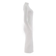 V-Neck Women'S Slim Fit Long Sleeved Dress