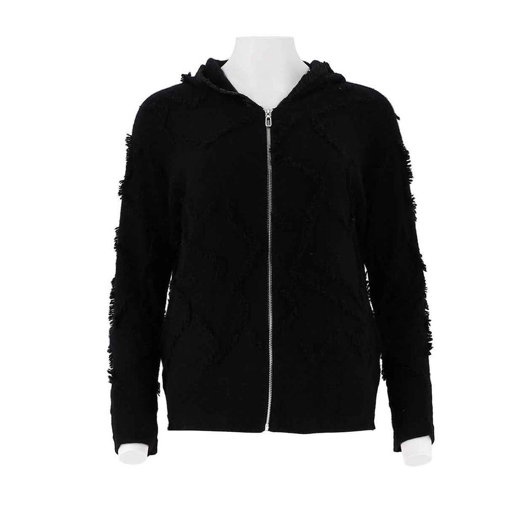 Hooded Design Knitted Woolen Jacket