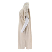 Polo-Collar Shirt Dress