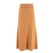 Slimming A-Line Knitted Half Cut Skirt