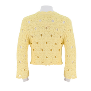 Fancy Stitch Cropped Cardigan