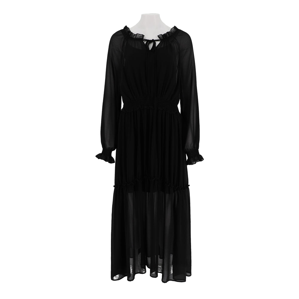 Lightweight Two-Piece Long Dress Set