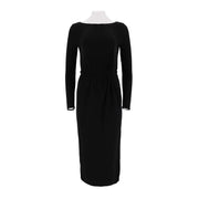 Round Neck Slim Fit Elongated Dress