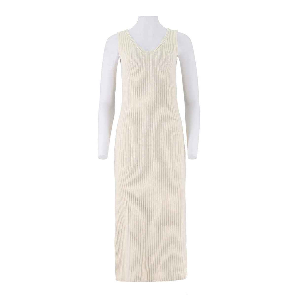 V-Neck Vest, Jumpsuit, Long Skirt