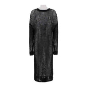 Loose Knit Alpaca Merino Wool Dress