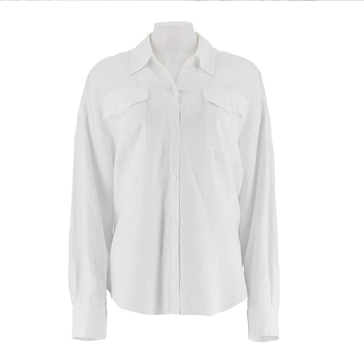 Collared Linen Shirt