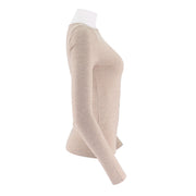 Womens Cozy Long Sleeve Boat Neck Top