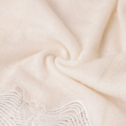 Embroidered Lace Merino Wool Cardigan