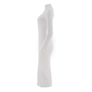 V-Neck Women'S Slim Fit Long Sleeved Dress